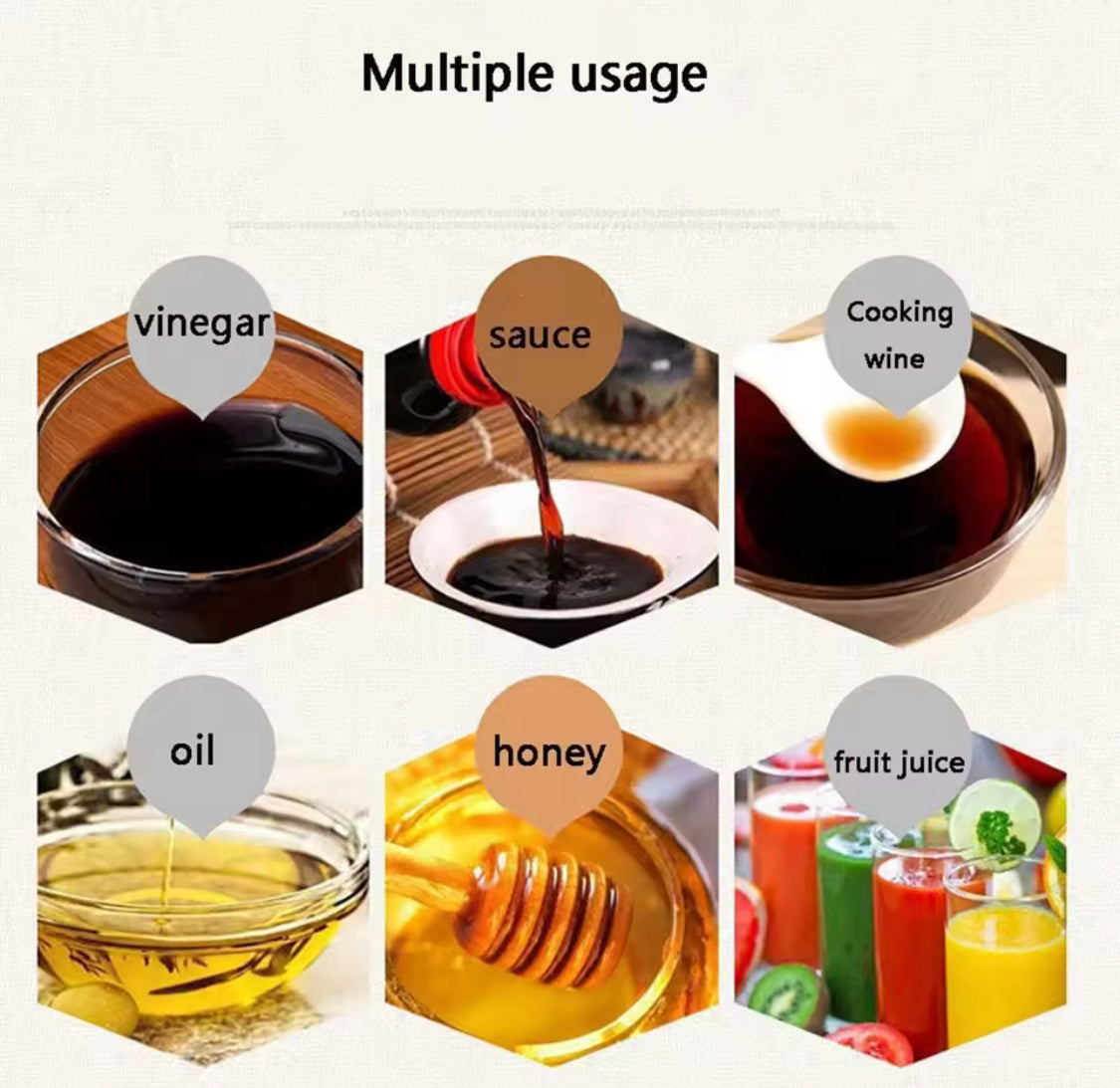 2 In 1 Glass Oil Bottle , Multipurpose Glass Bottle Jar, Creative Double Mouth Glass Seasoning Oil Pot, Double Oil Dispenser With Cork 2 In 1 Glass Oil Bottle , Multipurpose Glass Bottle Jar, Creative Double Mouth Glass Seasoning Oil Pot, Double Oil Dispenser With Cork